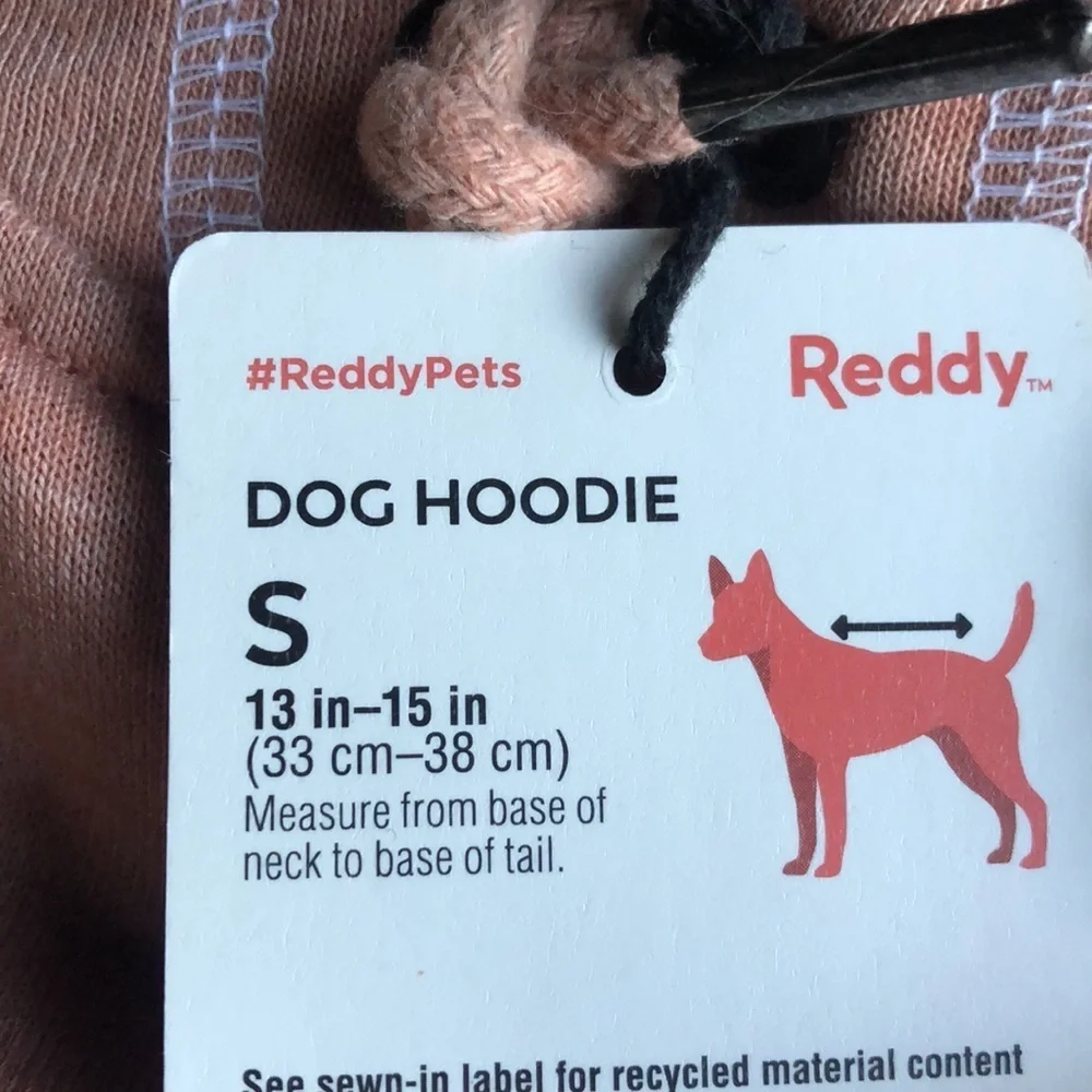 NWT Best Friend Ever Dog Hoodie S